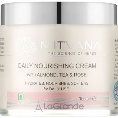 Mitvana Daily Nourishing Cream with Almond,Tea & Rose    