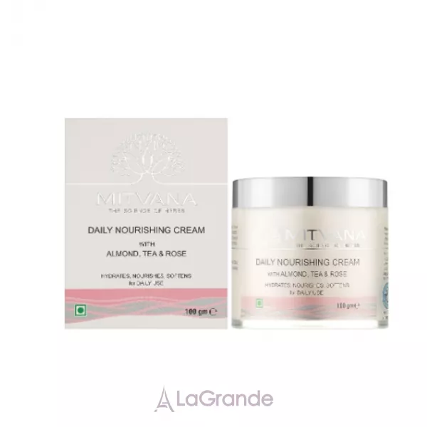 Mitvana Daily Nourishing Cream with Almond,Tea & Rose ���� ��� ���� �����������