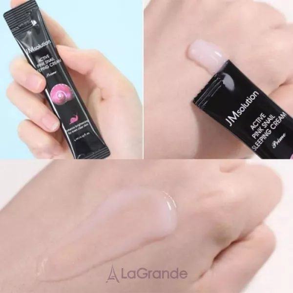 JMsolution Active Pink Snail Sleeping Cream ͳ���� ���� � ������� ������� � ������� �12