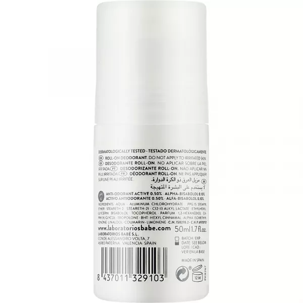 Babe Laboratorios Roll-On Deodorant �������������� 