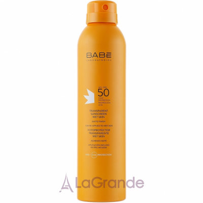 Babe Laboratorios Transparent Sunscreen Wet Skin SPF 50    SPF 50   
