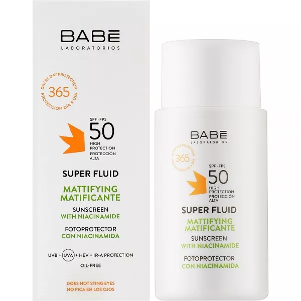 Babe Laboratorios Super Fluid SPF 50 Mattifying �������������� ���������� ���������� SPF 50 � ������������