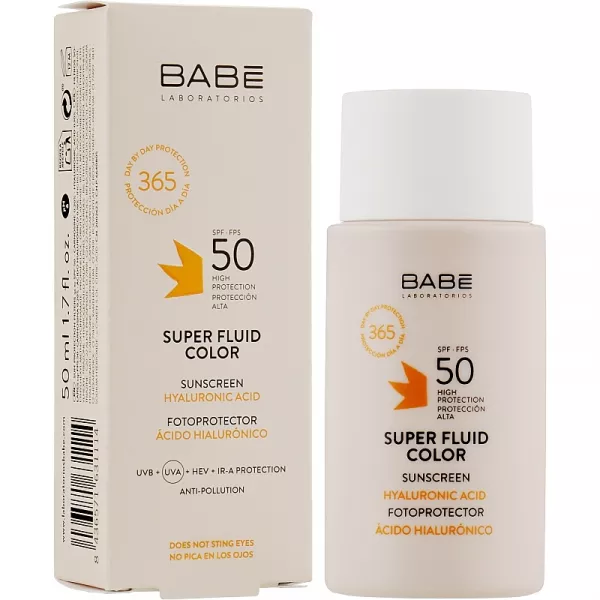 Babe Laboratorios Super Fluid Color SPF 50 �������������� ���������� �� SPF 50 � ���������� ��������