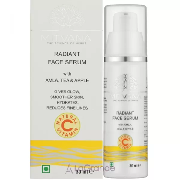 Mitvana Radiant Face Serum with Amla, Tea & Apple ��������� ��� ������� � ����������� ������� �