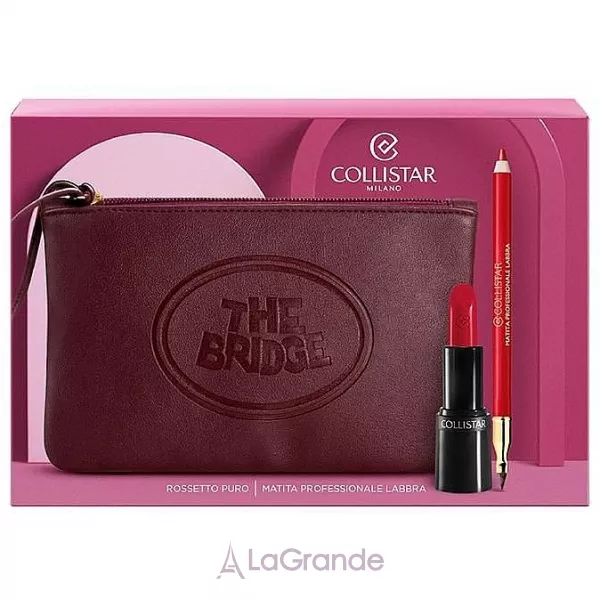 Collistar Cofanetto Rossetto Puro ���� ��� ��� (lipstick/4.5ml + lip/pencil/1.2g + pouch)