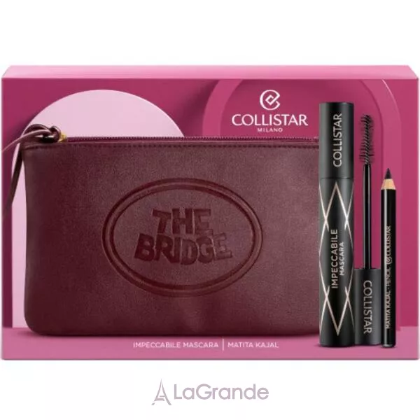 Collistar Cofanetto Impeccabile Mascara ����� (mascara/14ml + eye/pencil/1.2g + pouch)