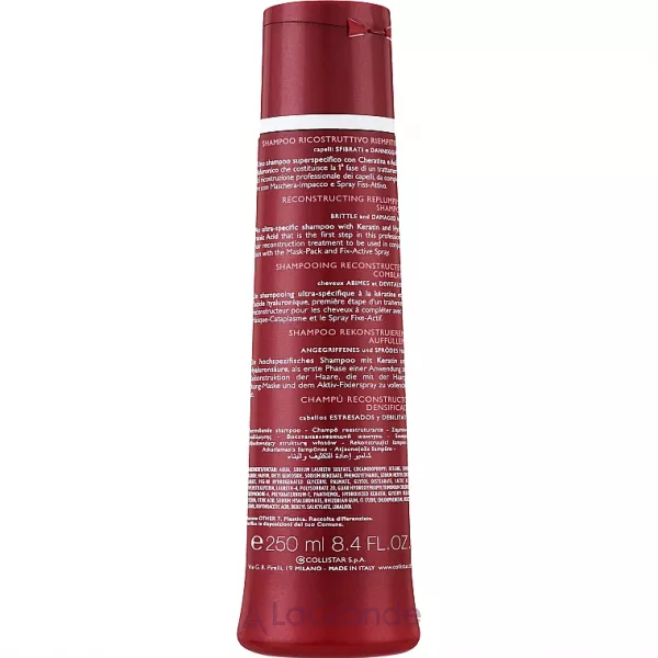 Collistar Pure Actives Keratin + Hyaluronic Acid Reconstructive Replumping Shampoo ����������������� ������� ��� �����