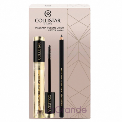 Collistar Mascara Volume Unico + Kajal Eye Pencil  (mascara/13ml + eye/pencil/1.2g)