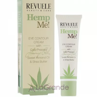 Revuele Hemp Me! Eye Contour Cream With Cold Pressed Hemp Oil       