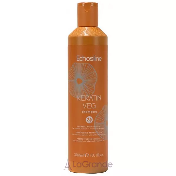 Echosline Keratin Veg Shampoo ����������������� ������� � ��������� ��� ���������� � ������������ �����