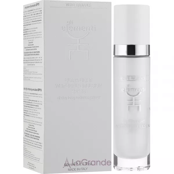 Gli Elementi White Radiance Ultra-Light Whitening Emulsion SPF 15 �������� ��� ����