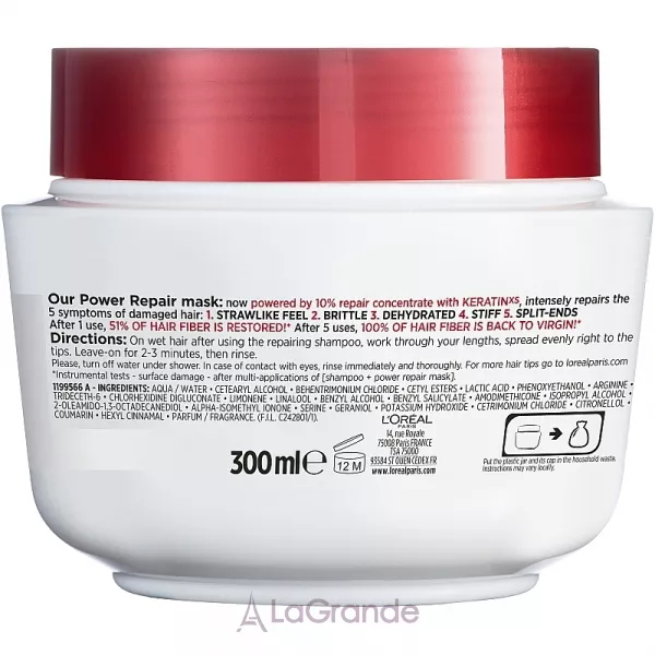 L'Oreal Paris Elseve "������ �������������� 5" ����������������� ����� ��� ������������ ����� � ��������� XS