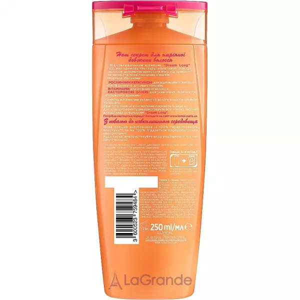 L'Oreal Paris Elseve Dream Long Shampoo ³������������� ������� ��� ������� � ������������ �������