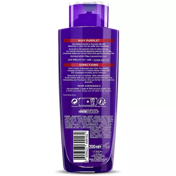 L'Oreal Paris Elseve Purple ����������� ������� ��� ����������, ����������� � ���������� �������