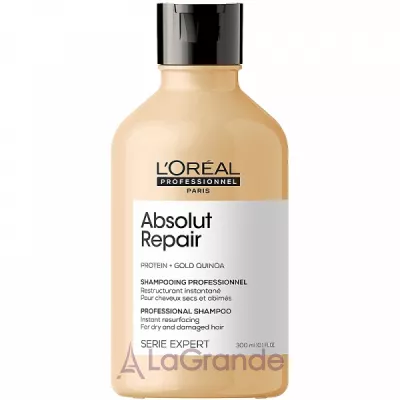 L'Oreal Professionnel Serie Expert Absolut Repair Gold Quinoa + Protein Shampoo      