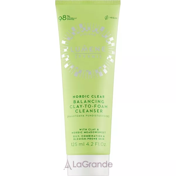 Lumene Nordic Clear Balancing Clay-To-Foam Cleanser ����������� ����-����