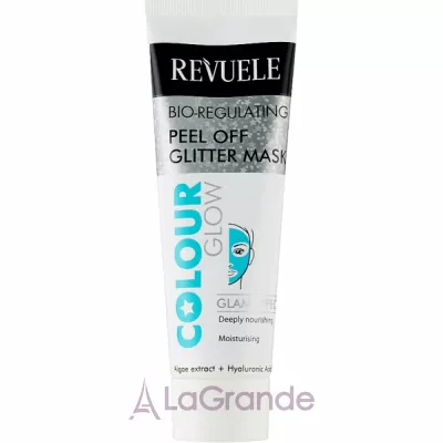 Revuele Color Glow Glitter Mask Pell-Off Bio-regulating  -