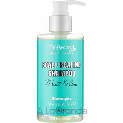 Top Beauty Scalp Scaling Shampoo Mint And Lime       