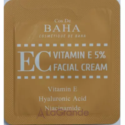 Cos De Baha Vitamin E 5% Facial Cream       5%