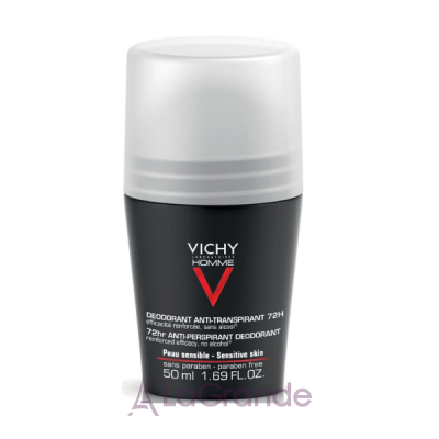 Vichy Homme Deo Anti-Transpirant 72H  -   