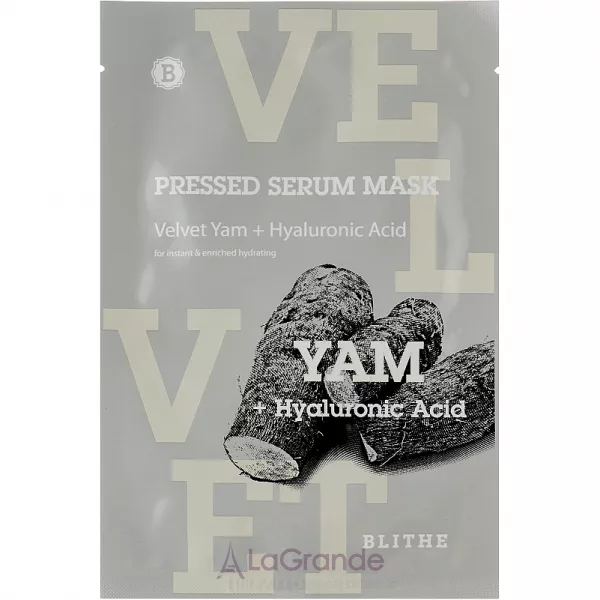 Blithe Pressed Serum Velvet Yam + Hyaluronic Acid Mask ������������� �������� ����� ��� �������