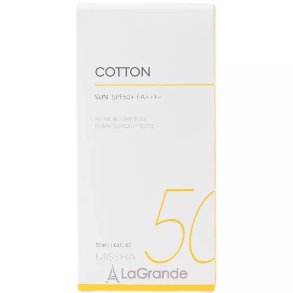 Missha All Around Safe Block Cotton Sun SPF 50+ PA++++ �������������� ���� � ��������� �������