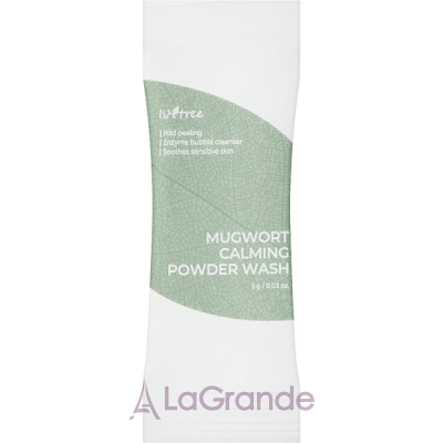 Isntree Mugwort Calming Powder Wash       