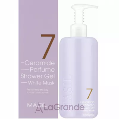 Masil 7 Ceramide Perfume Shower Gel White Musk       