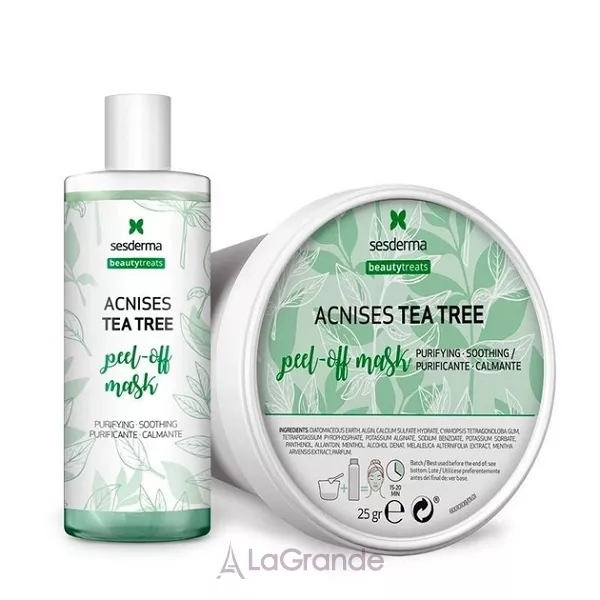 SesDerma Laboratories Beauty Treats Acnises Tea Tree Peel-Off Mask (liquid/75ml + powder/25g) �����-���� ��� �������