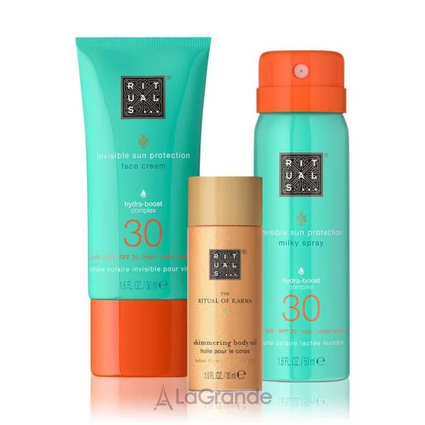 Rituals The Ritual of Karma Sun Trial Set ����� (sun/cr/50ml + b/oil/30ml + sun/spr/50ml)