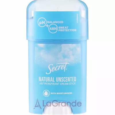 Secret Antiperspirant Cream Stick Natural  - 
