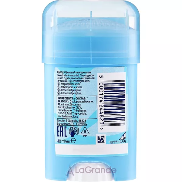 Secret Antiperspirant Cream Stick Natural �������� ����������-������������� 