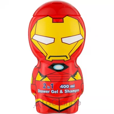 Air-Val International Iron Men 2D Shower Gel & Shampoo - 2  1    