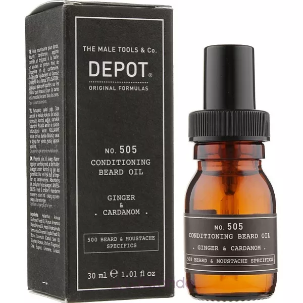 Depot Beard & Moustache Specifics 505 Beard Oil Ginger & Cardamom ����� ��� ������ 