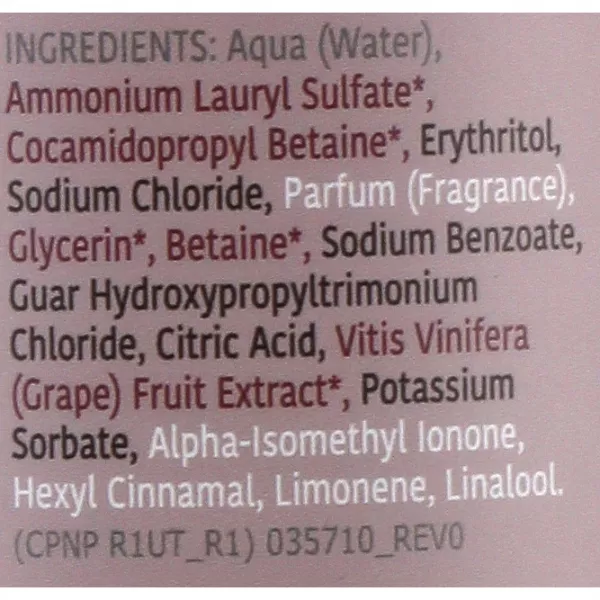 Itinera Tuscan Red Grapes Shampoo ������� ��� ������ � ������ � �������� ����������� ����������