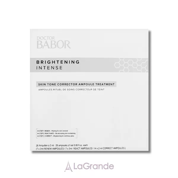 Babor Doctor Babor Brightening Intense Skin Tone Corrector Ampoule Treatment ������ ��� �������� ���� ���� �������
