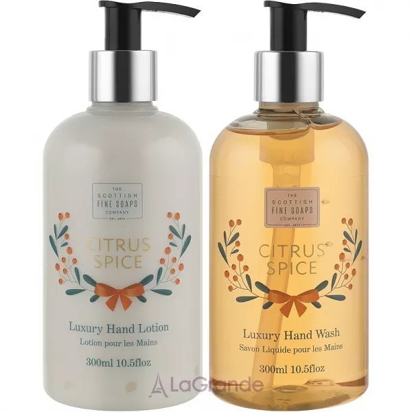 Scottish Fine Soaps Citrus Spice Hand Care Set ���� ��� ������� �� ������ (h/wash/300ml + h/lot/300ml)