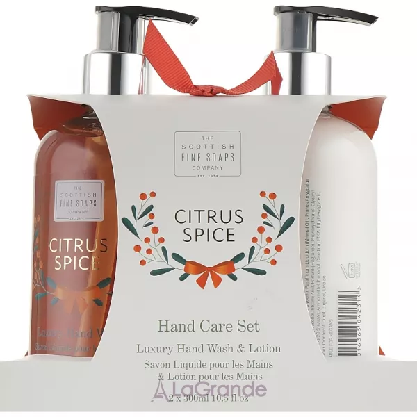 Scottish Fine Soaps Citrus Spice Hand Care Set ���� ��� ������� �� ������ (h/wash/300ml + h/lot/300ml)