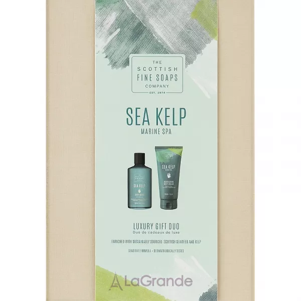 Scottish Fine Soaps Sea Kelp Marine Spa Luxury Gift Duo ����� ��� ���� (sh/gel/300ml + b/cr/200ml)