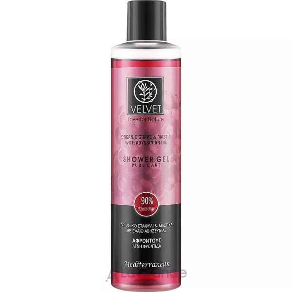 Velvet Love for Nature Organic Grape & Mastic Shower Gel ���� ��� ����