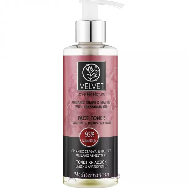 Velvet Love for Nature Organic Grape & Mastic Face Toner ������������� �� ��������������� ����� ��� �������