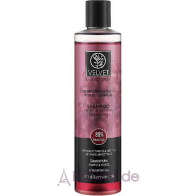 Velvet Love for Nature Organic Grape & Mastic Shampoo      