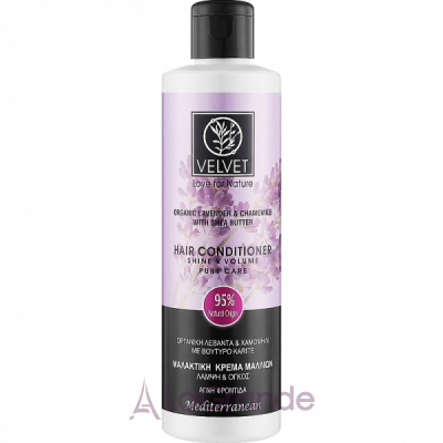 Velvet Love for Nature Organic Lavender & Chamomile Hair Conditioner      