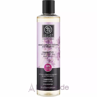 Velvet Love for Nature Organic Lavender & Chamomile Shampoo     ' 