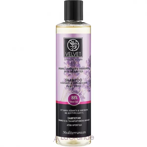 Velvet Love for Nature Organic Lavender & Chamomile Shampoo ������� ��� ����������� � ������������ �������