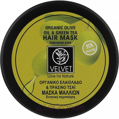 Velvet Love for Nature Organic Olive & Green Tea Mask      