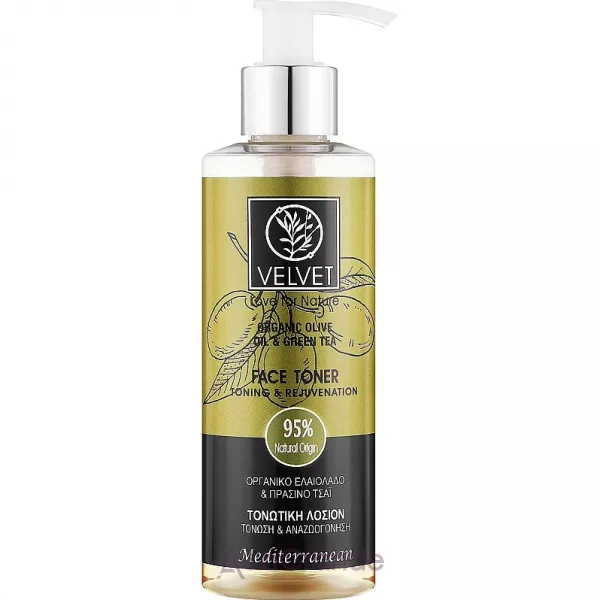 Velvet Love for Nature Organic Olive & Green Tea Face Toner ������������� �� ��������������� ����� ��� �������