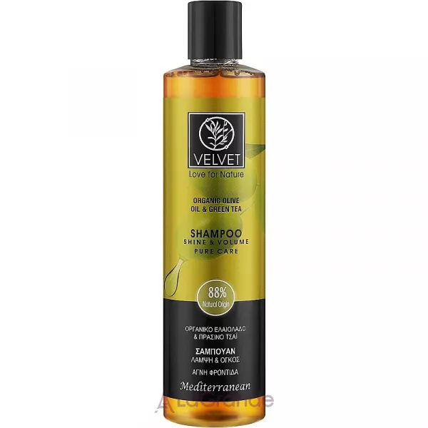 Velvet Love for Nature Organic Olive & Green Tea Shampoo ������� ��� ������ �� ��'��� �������