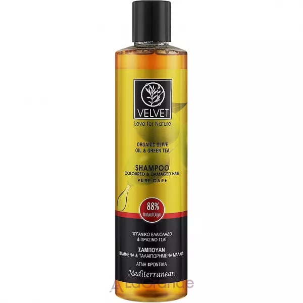 Velvet Love for Nature Organic Olive & Green Tea Shampoo ������� ��� ����������� � ������������ �������