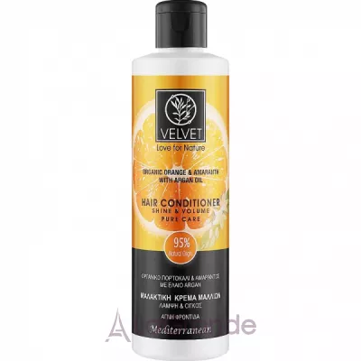 Velvet Love for Nature Organic Orange & Amaranth Hair Conditioner    